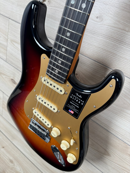 Fender American Ultra II Stratocaster Electric Guitar, Ultraburst - #4380