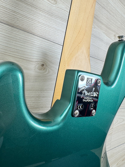 Fender Adam Clayton Jazz Bass Rosewood Fingerboard, Sherwood Green Metallic #0587