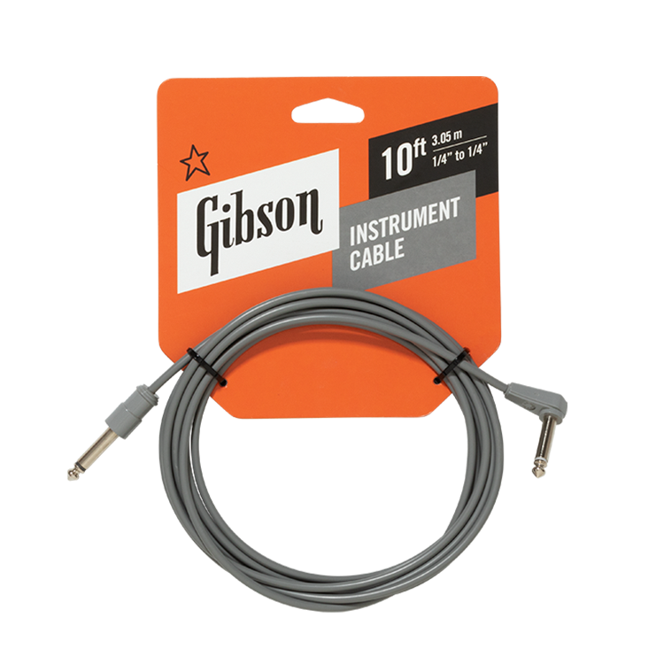 Gibson Guitars Vintage Original Instrument Cable, Straight to Right Angle, 10ft - CBN Music Warehouse