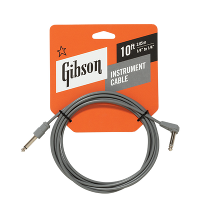 Gibson Guitars Vintage Original Instrument Cable, Straight to Right Angle, 10ft - CBN Music Warehouse