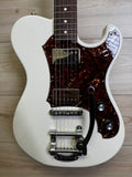 Veritas Portlander with Tortoise Pickguard, Bigsby and Matching Headstock, Olympic White