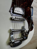 Veritas Portlander with Tortoise Pickguard, Bigsby and Matching Headstock, Olympic White