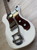 Veritas Portlander with Tortoise Pickguard, Bigsby and Matching Headstock, Olympic White