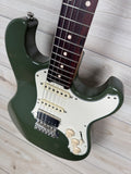 Veritas Custom Portlander Double Cut Olive Drab with Matching Headstock
