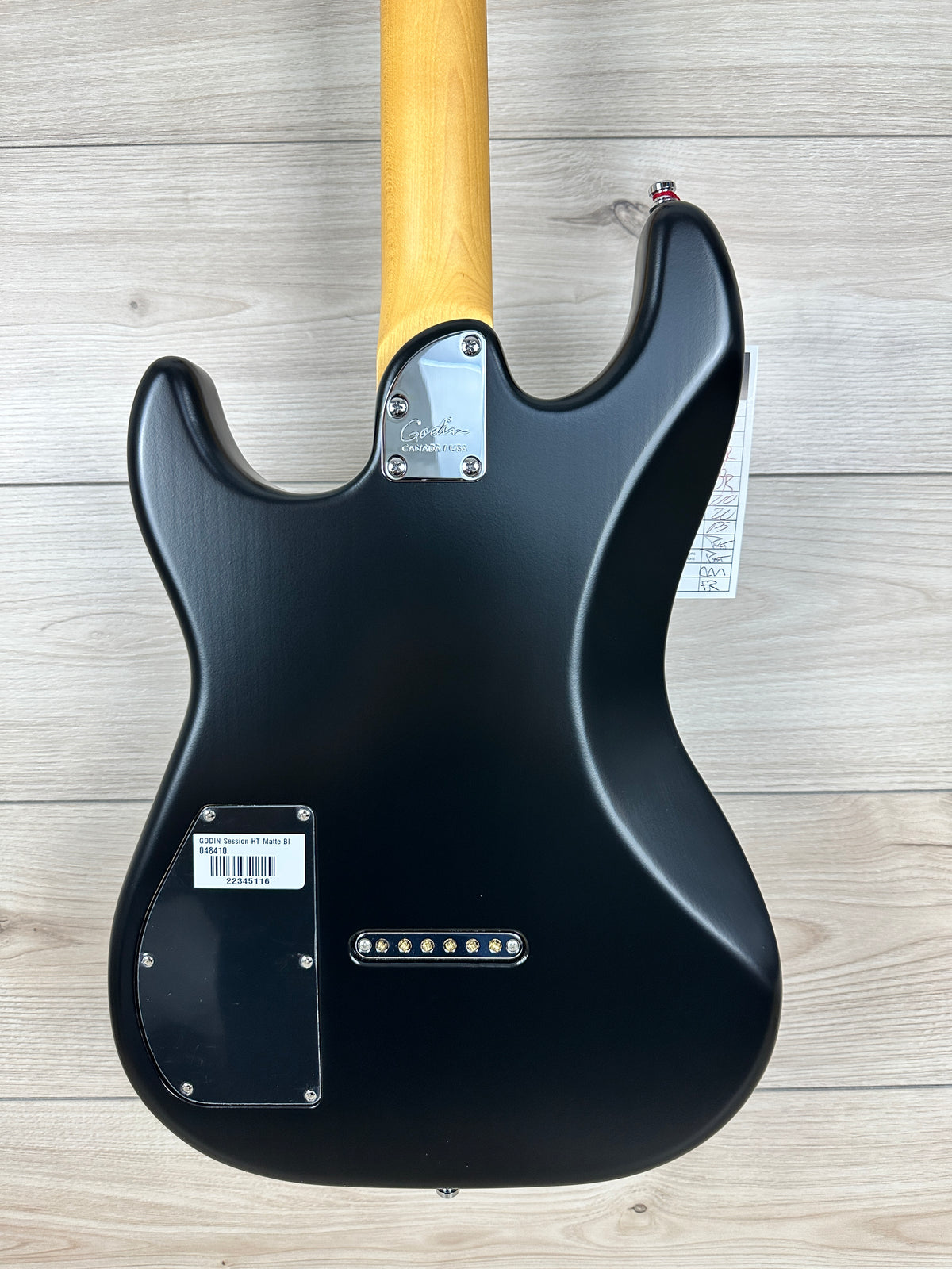 Godin Session HT HSS Electric Guitar Matte Black - CBN Music Warehouse