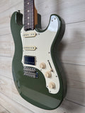 Veritas Custom Portlander Double Cut Olive Drab with Matching Headstock