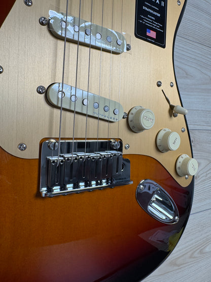 Fender American Ultra II Stratocaster Electric Guitar, Ultraburst - #4380