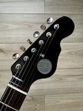 Veritas Custom Electric Guitar Portlander - Black with Tortoise Pickguard, Bigsby, Matching HS