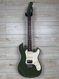 Veritas Custom Portlander Double Cut Olive Drab with Matching Headstock
