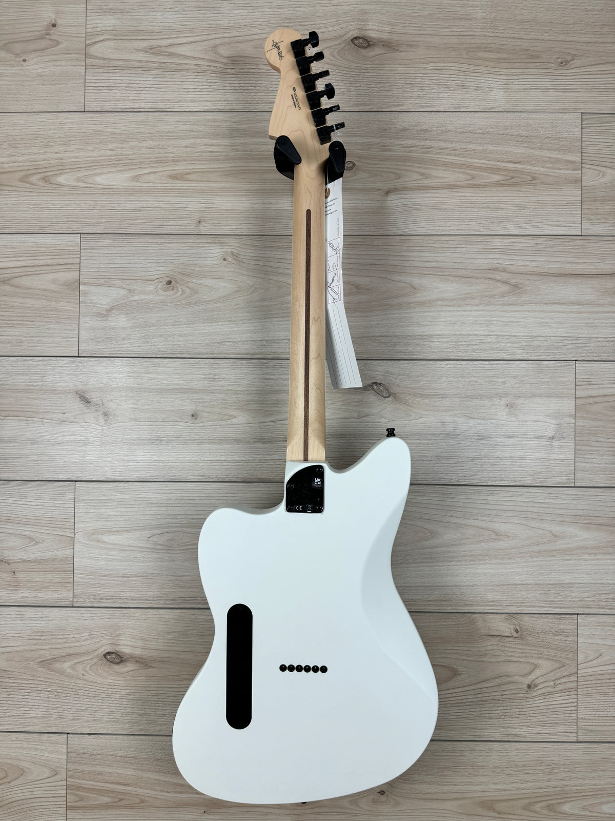 Fender Jim Root Signature Jazzmaster V4 with Ebony Fingerboard, Flat White - CBN Music Warehouse