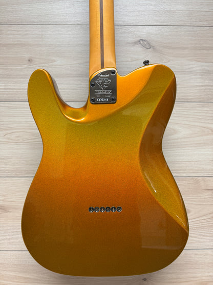 Fender 75th Anniversary American Ultra II Telecaster Electric Guitar, Liquid Gold - CBN Music Warehouse