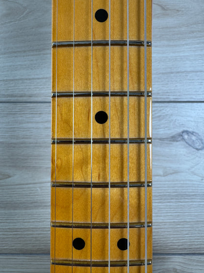 Fender American Professional II Telecaster Left-Hand Electric Guitar, Maple Fingerboard, Butterscotch Blonde