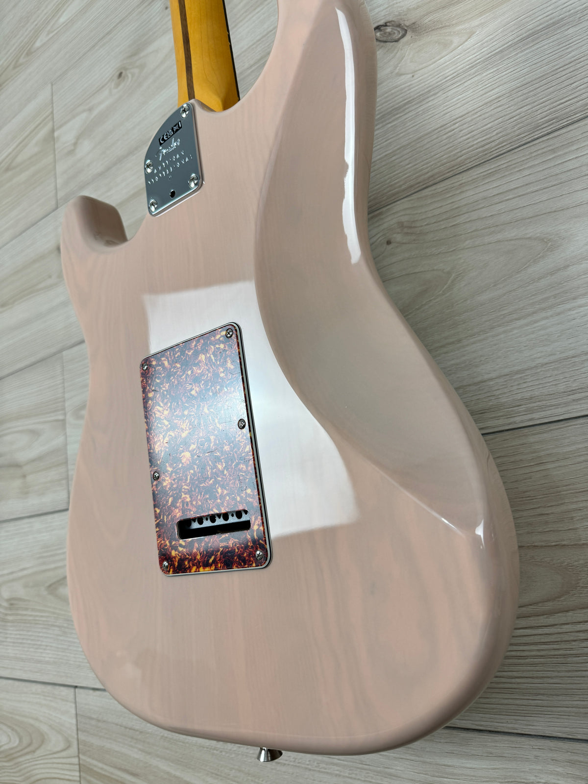 Fender Limited Edition American Professional II Stratocaster Thinline, Transparent Shell Pink - CBN Music Warehouse