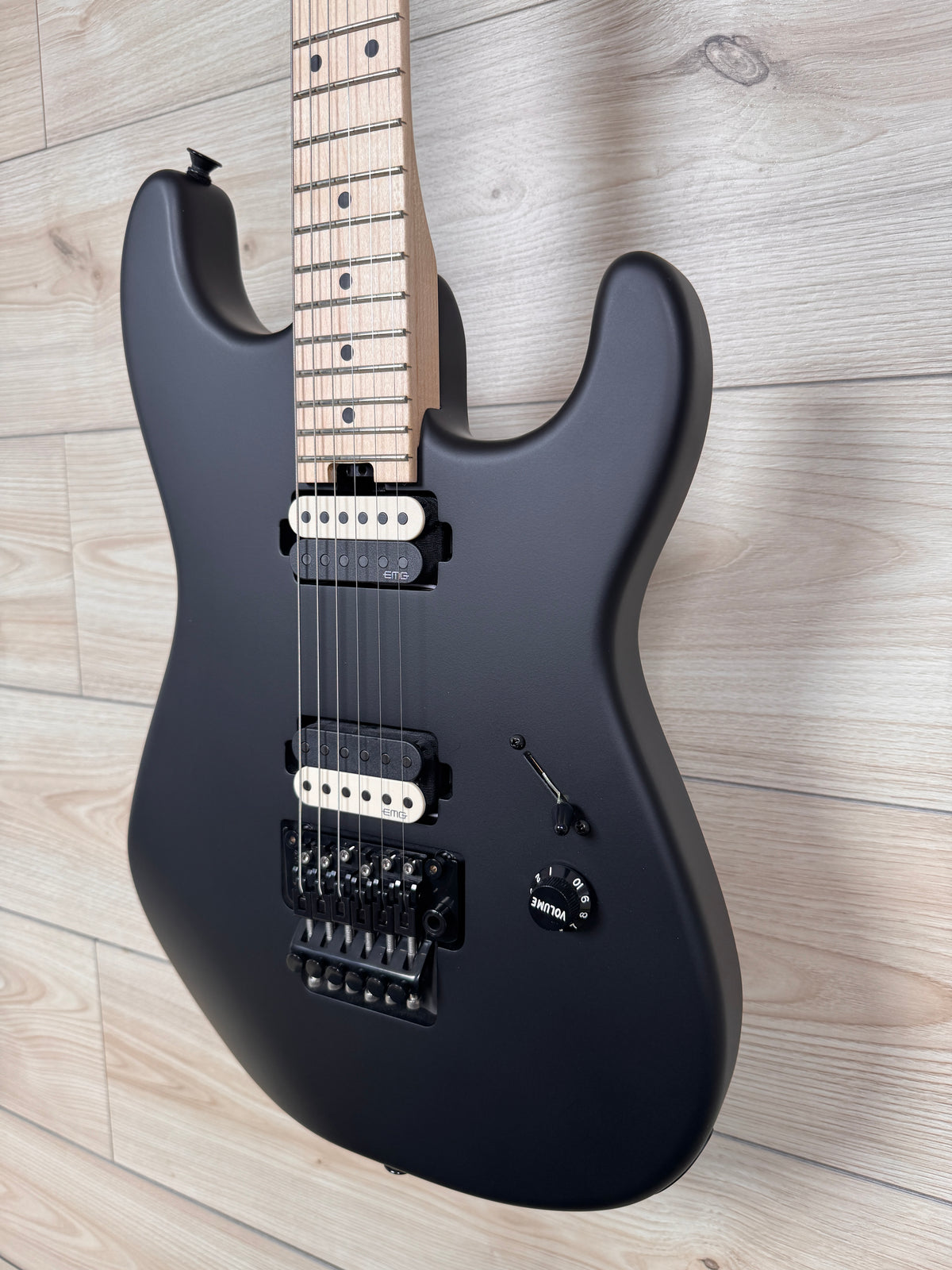 Charvel Jim Root Signature Pro-Mod San Dimas Style 1 HH FR M, Satin Black