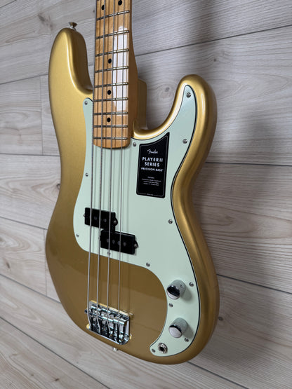 Fender 75th Anniversary Player II Precision Bass, Aztec Gold #1386
