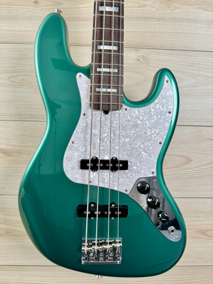 Fender Adam Clayton Jazz Bass Rosewood Fingerboard, Sherwood Green Metallic #0587
