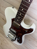 Veritas Portlander with Tortoise Pickguard, Bigsby and Matching Headstock, Olympic White