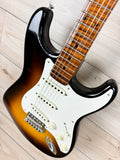 Fender Custom Shop 2023 Limited Edition Roasted '50s Strat® DLX Closet Classic, 1-Piece 4A Roasted Flame Maple, Wide-Fade Aged Chocolate 2-Color Sunburst