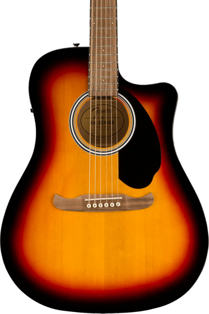 Fender FA-125CE Dreadnought Acoustic Electric Guitar, Sunburst