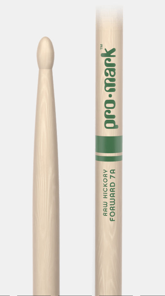 Promark Rebound Drumsticks Hickory - Raw 2B - Wood Tip