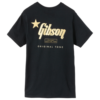 Gibson T-Shirt Original Tone Tee (Black) - LARGE