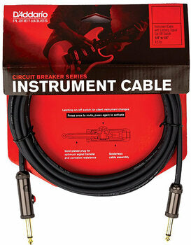 D'Addario Circuit Breaker Straight to Straight Instrument Cable - 20 foot
