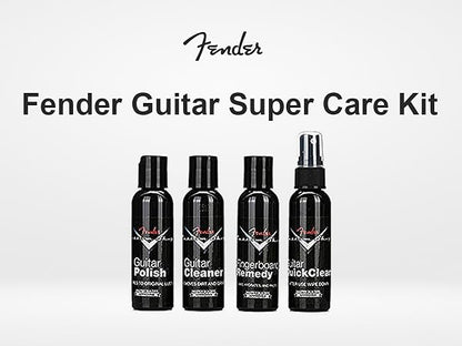 Fender Custom Shop Deluxe Guitar Care System, 4 Pack Cleaning Kit