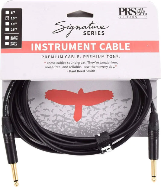PRS Signature Straight to Straight Instrument Cable - 10 foot