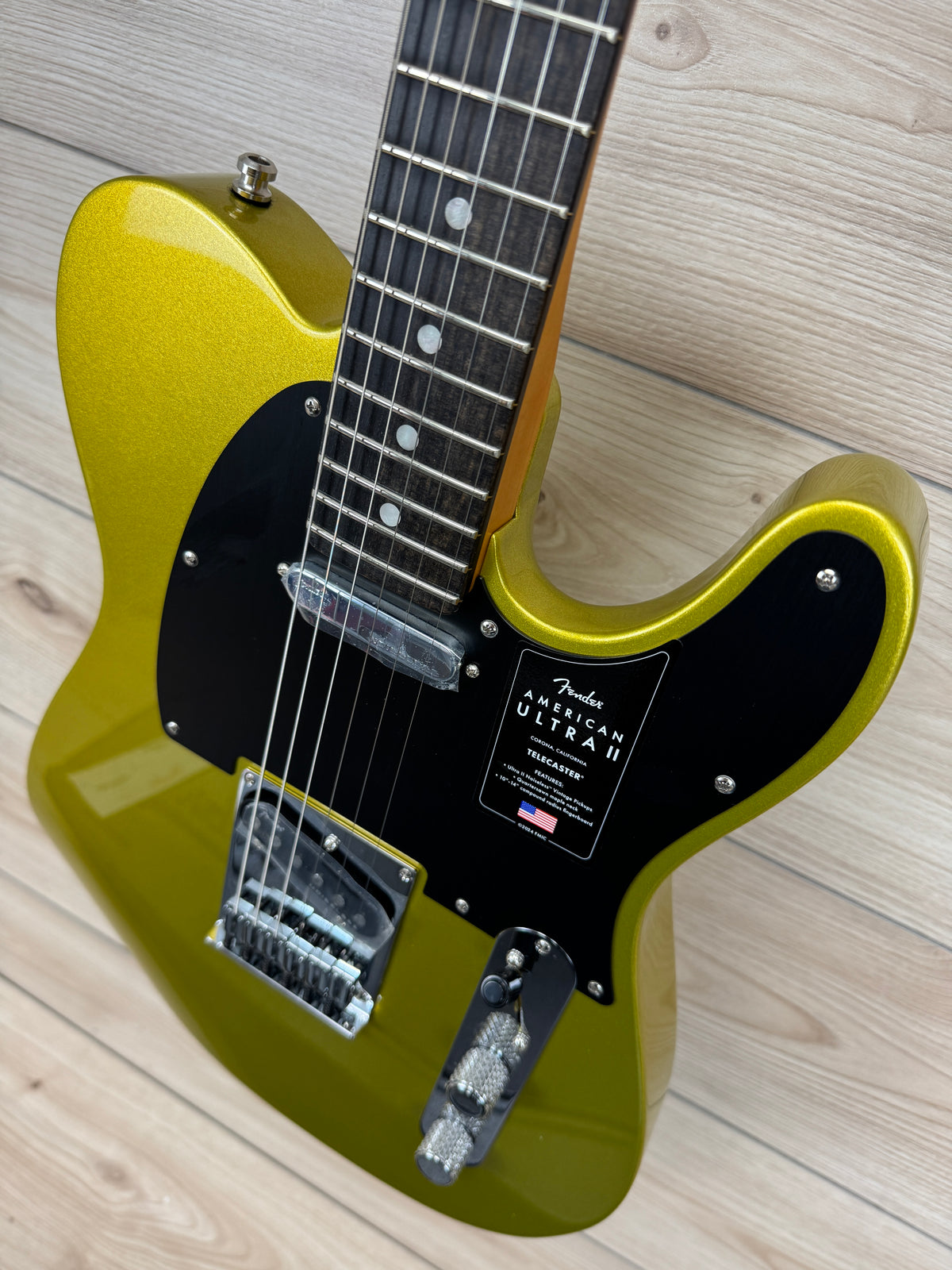 Fender American Ultra II Telecaster Ebony Fingerboard Electric Guitar - Solar Flare