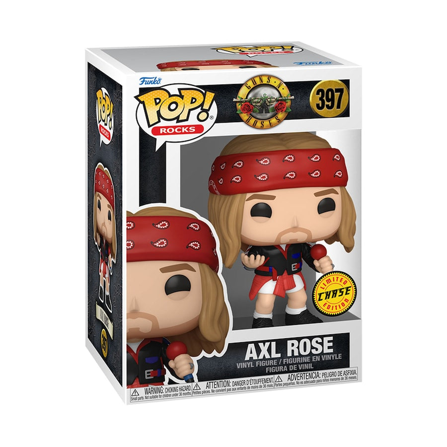 Funko Pop! Rocks: Guns N Roses Axl Rose#397 CHASE vinyl figure - CBN Music Warehouse