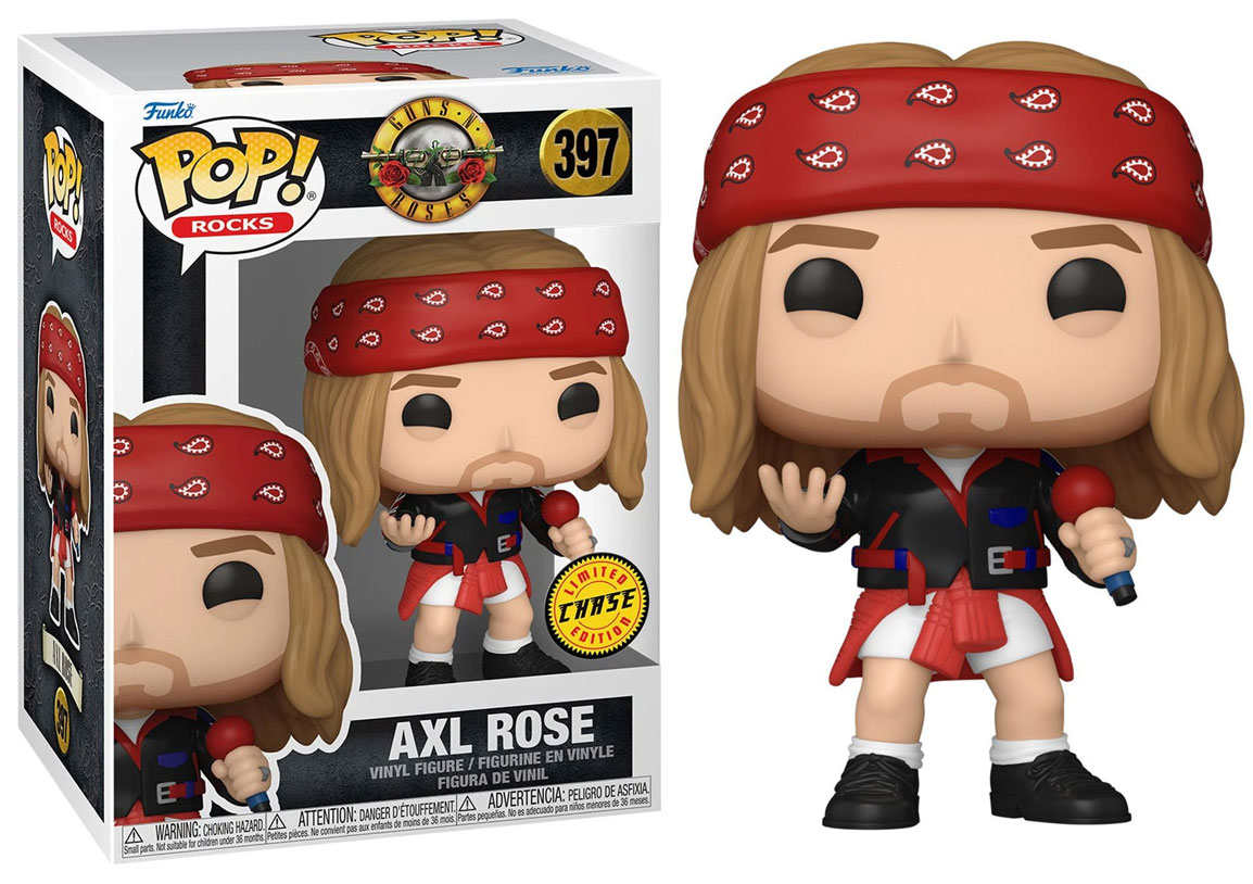 Funko Pop! Rocks: Guns N Roses Axl Rose#397 CHASE vinyl figure - CBN Music Warehouse