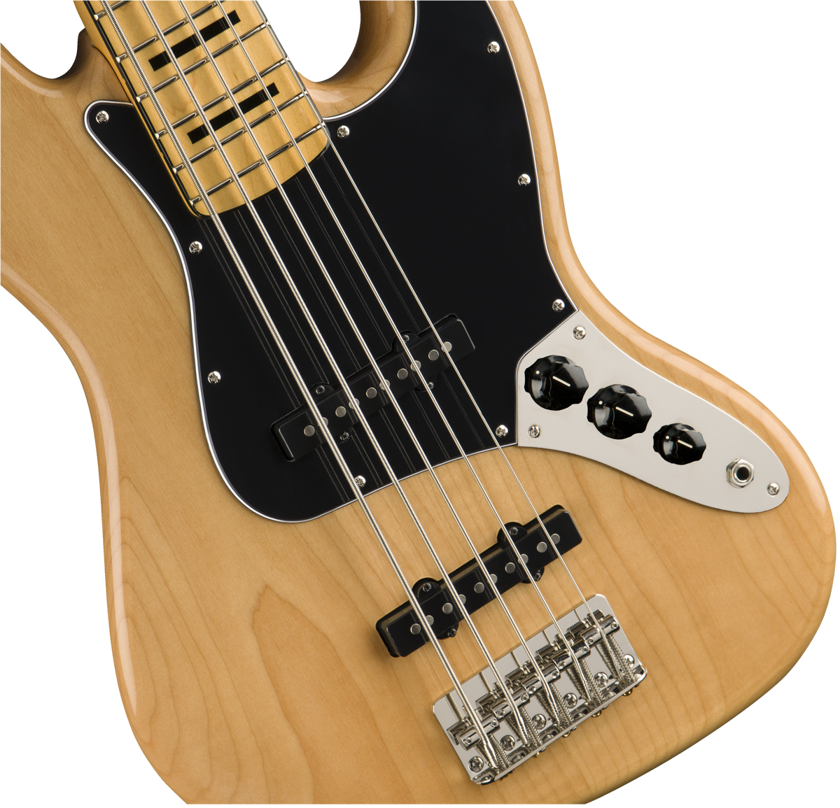 Squier Classic Vibe '70s Jazz Bass V, Maple Fingerboard, Natural - CBN Music Warehouse