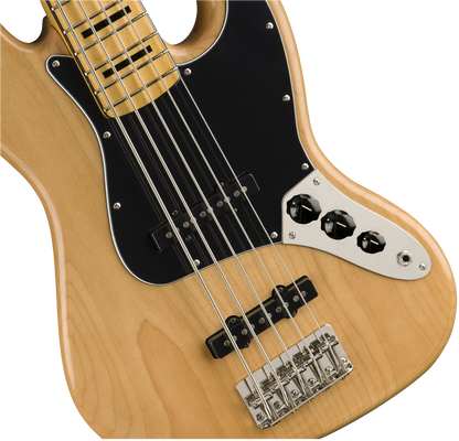 Squier Classic Vibe '70s Jazz Bass V, Maple Fingerboard, Natural - CBN Music Warehouse