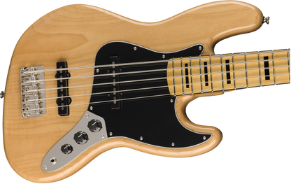 Squier Classic Vibe '70s Jazz Bass V, Maple Fingerboard, Natural - CBN Music Warehouse