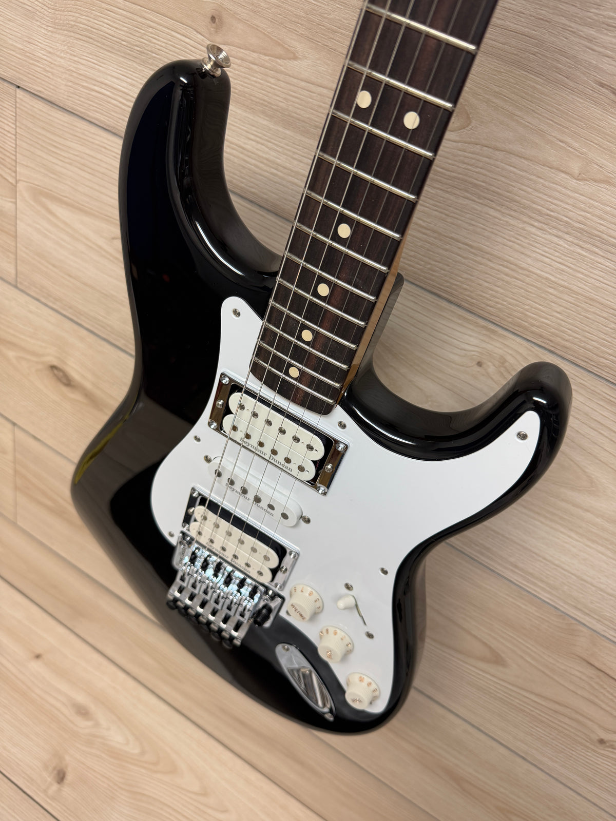 Fender Limited Edition 50th Anniversary Dave Murray Stratocaster Signature Electric Guitar, Black - CBN Music Warehouse
