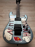 Fender Tom Morello Signature "Arm The Homeless" Electric Guitar, Blue Ice Metallic - CBN Music Warehouse