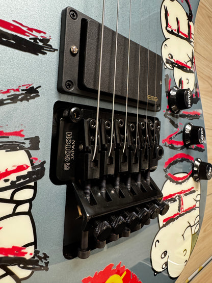 Fender Tom Morello Signature "Arm The Homeless" Electric Guitar, Blue Ice Metallic - CBN Music Warehouse