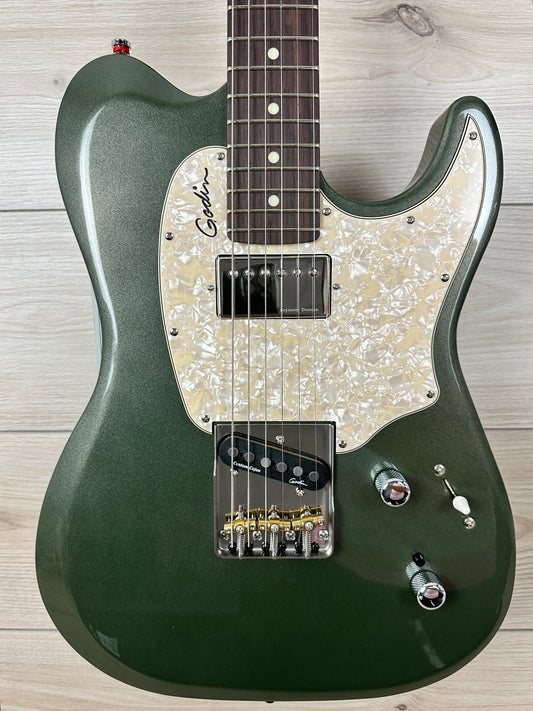 Godin Stadium 59 Desert Green RN Green Electric Guitar - CBN Music Warehouse
