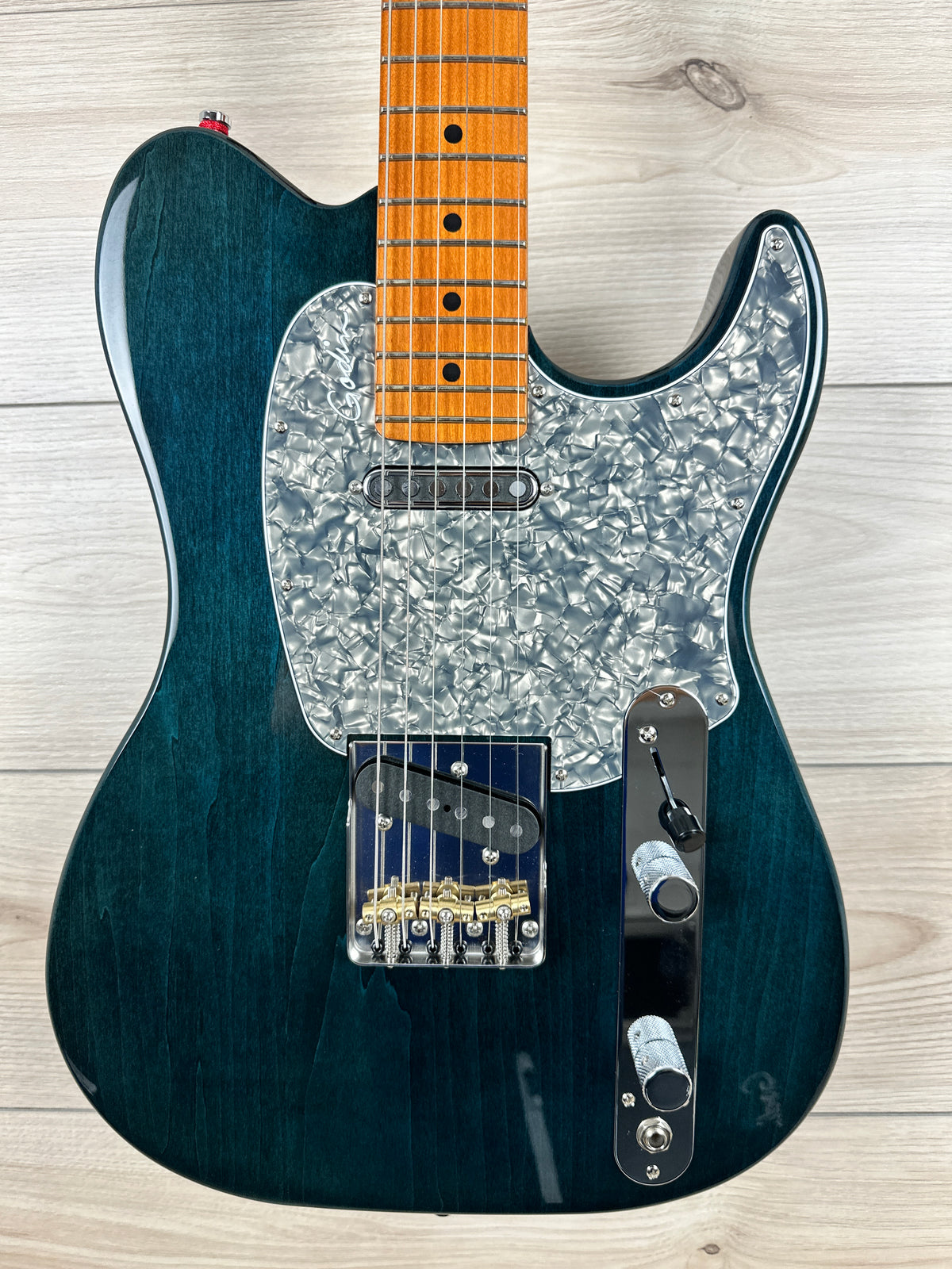 Godin Stadium Pro Electric Guitar - Pacifik Blue with Maple Fretboard - CBN Music Warehouse