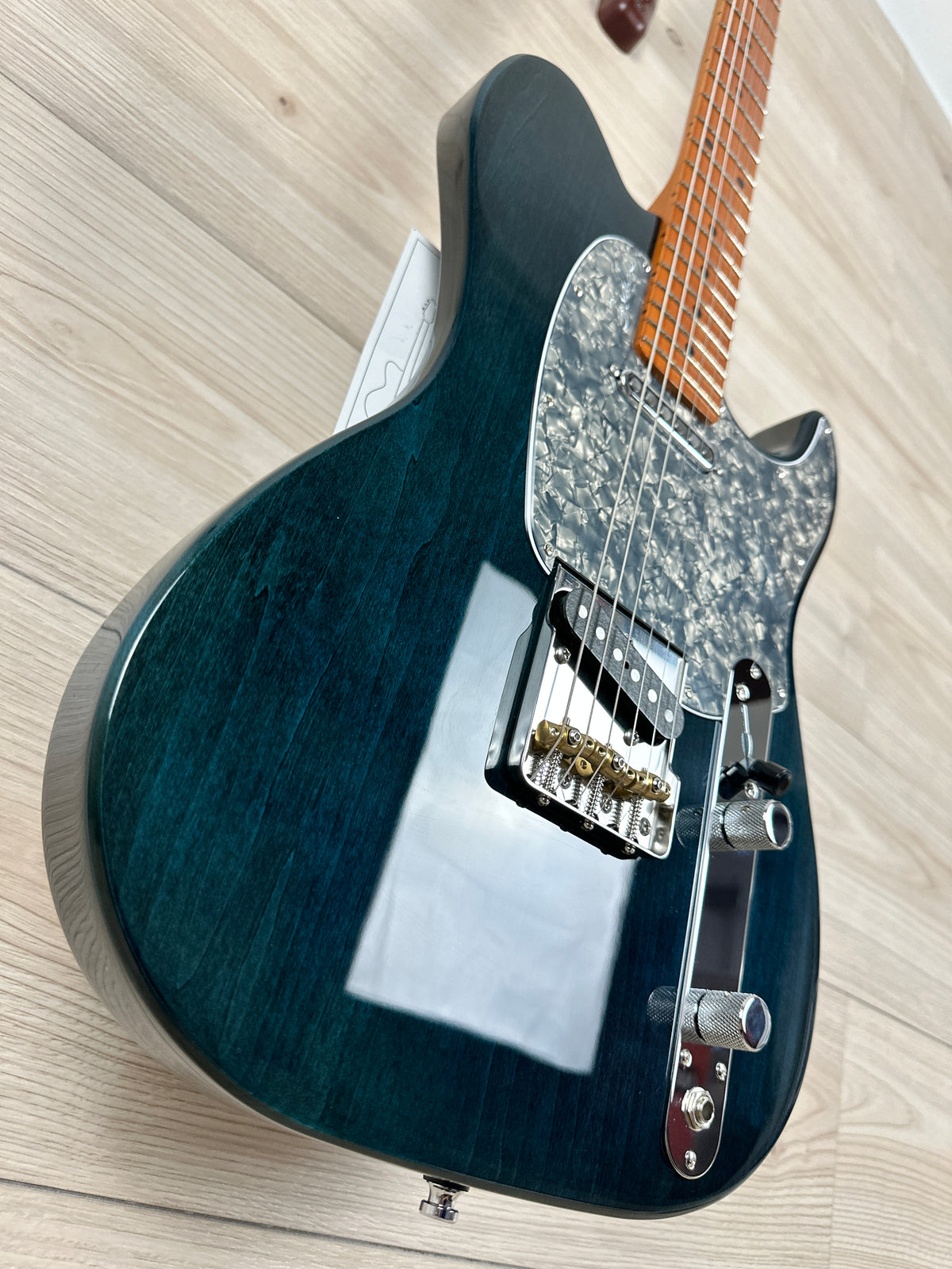 Godin Stadium Pro Electric Guitar - Pacifik Blue with Maple Fretboard - CBN Music Warehouse