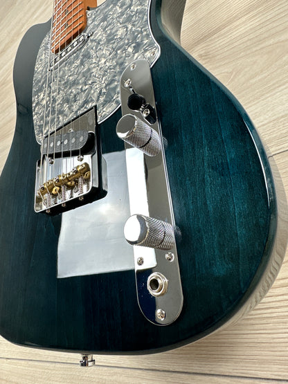 Godin Stadium Pro Electric Guitar - Pacifik Blue with Maple Fretboard - CBN Music Warehouse