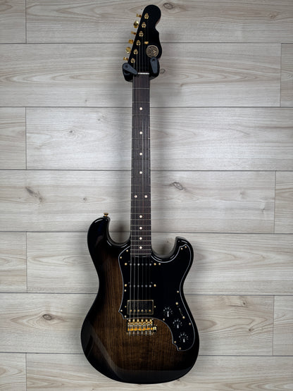 Veritas Custom Portlander Double Cut Electric Guitar, Grizzly Burst