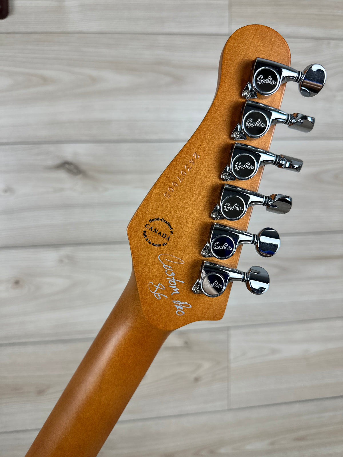 Godin Stadium Pro Electric Guitar - Pacifik Blue with Maple Fretboard - CBN Music Warehouse