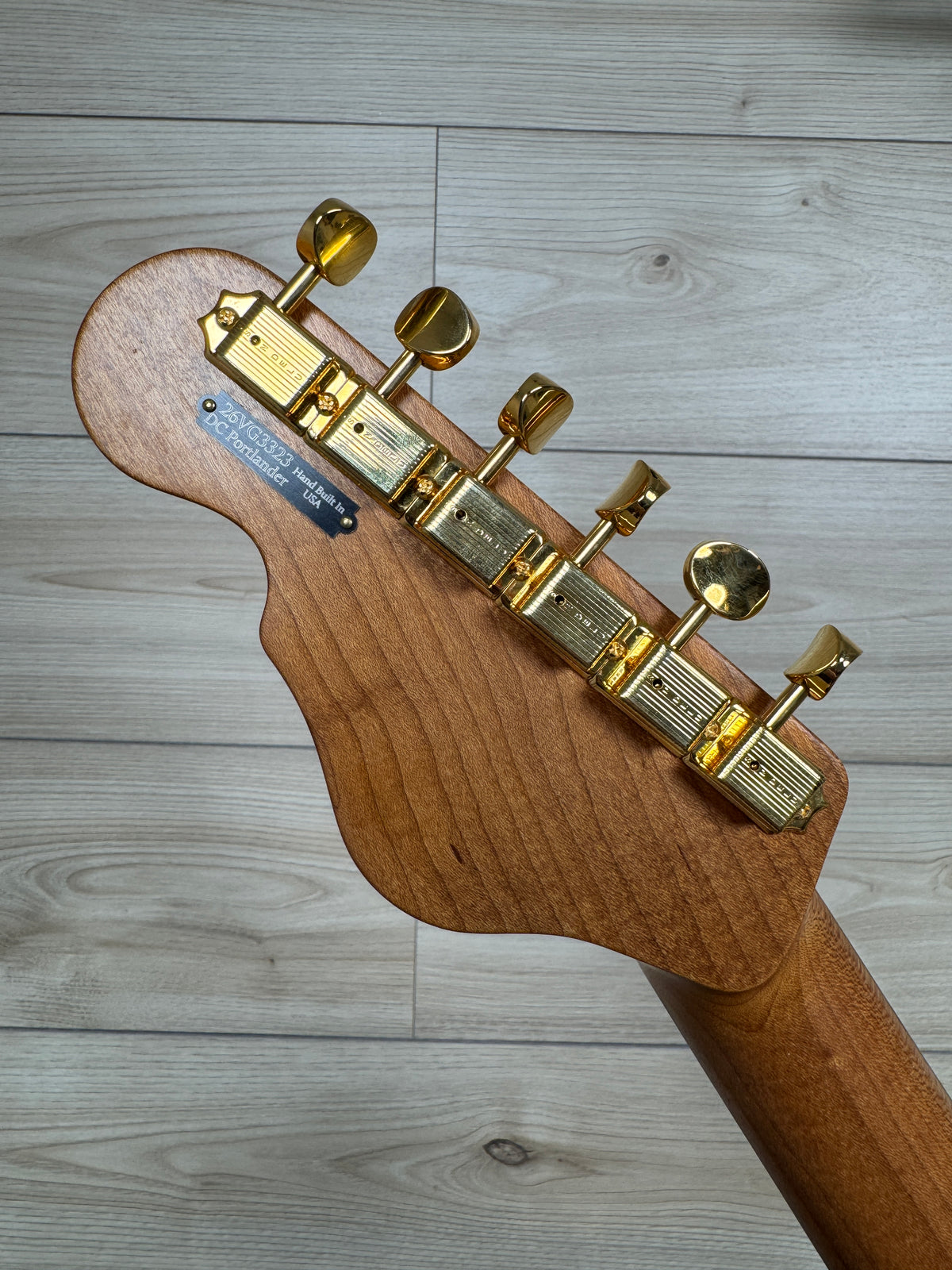 Veritas Custom Portlander Double Cut Electric Guitar, Grizzly Burst