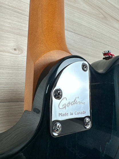 Godin Stadium Pro Electric Guitar - Pacifik Blue with Maple Fretboard - CBN Music Warehouse