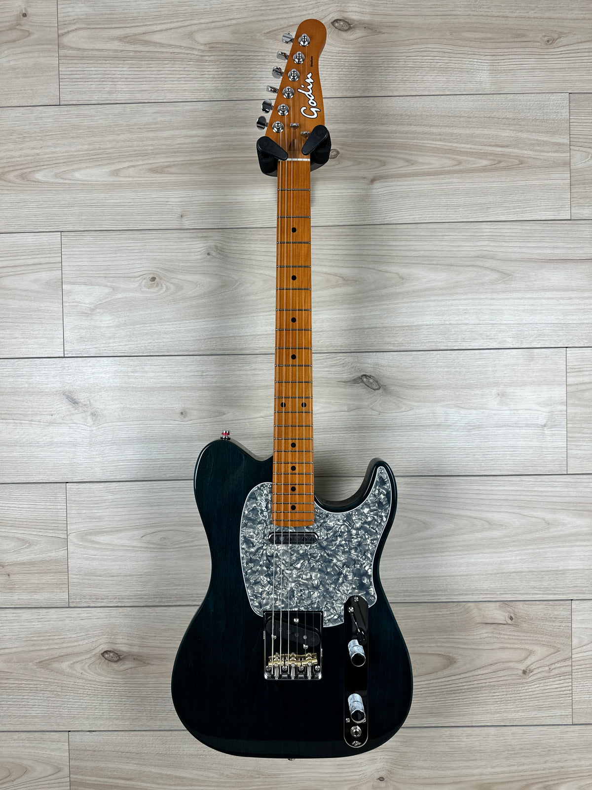 Godin Stadium Pro Electric Guitar - Pacifik Blue with Maple Fretboard - CBN Music Warehouse