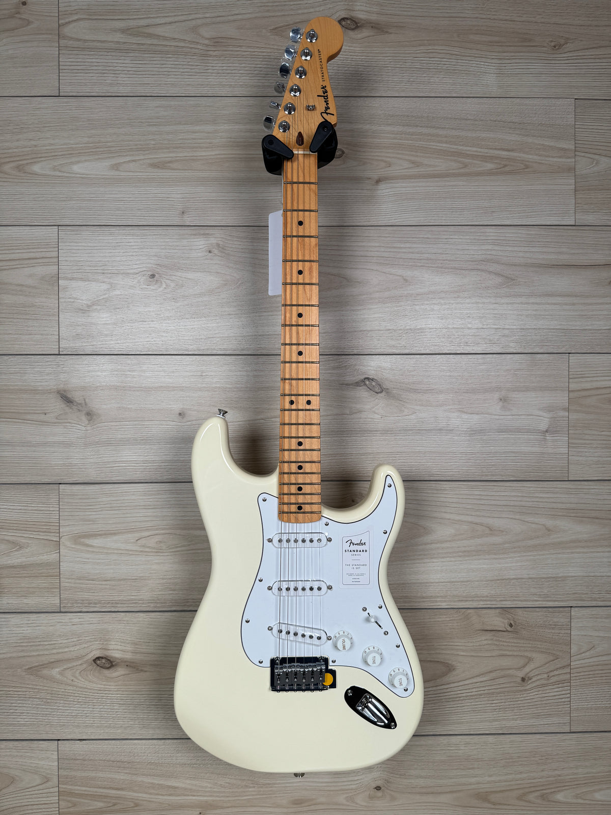 Fender Standard Stratocaster Maple Fingerboard Electric Guitar - Olympic White