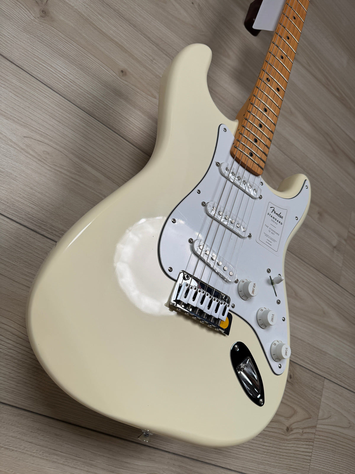 Fender Standard Stratocaster Maple Fingerboard Electric Guitar - Olympic White