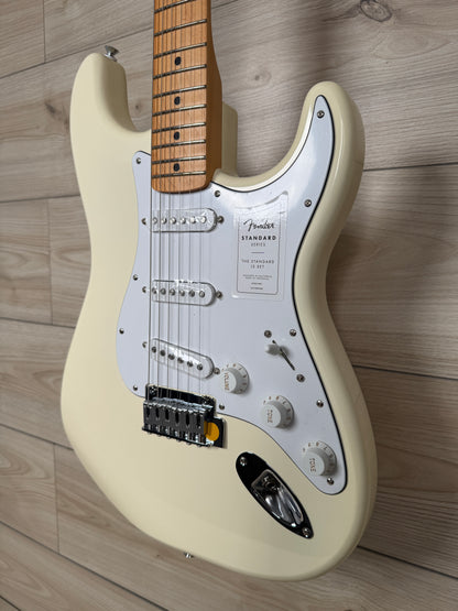 Fender Standard Stratocaster Maple Fingerboard Electric Guitar - Olympic White