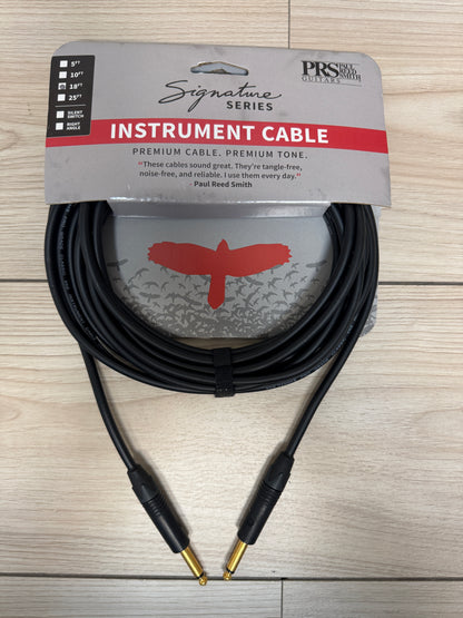 PRS Signature Straight to Straight Instrument Cable - 18 foot
